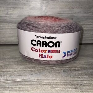 Yarnspirations Caron Colorama Halo Beet Red Acrylic Blend Yarn 481 Yd